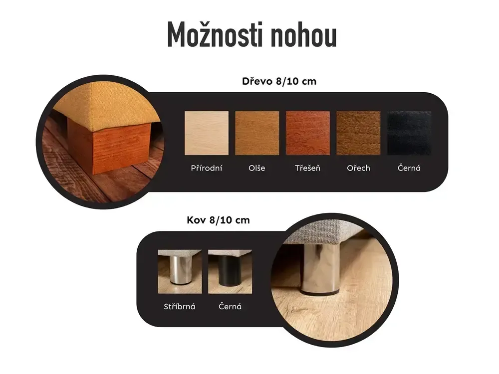 DITA rohová sedací souprava - levá